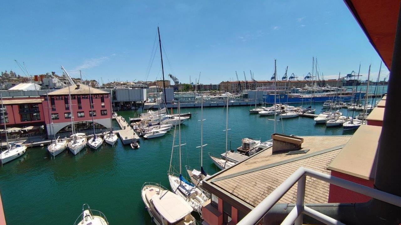 Bilocale Vista Mare Con Terrazzo-Porto Antico- Parcheggio Scontato Génova Exterior foto