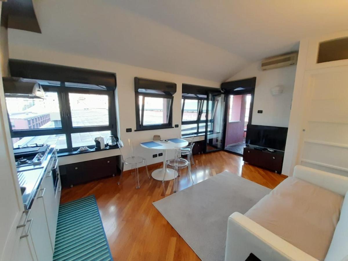Bilocale Vista Mare Con Terrazzo-Porto Antico- Parcheggio Scontato Génova Exterior foto