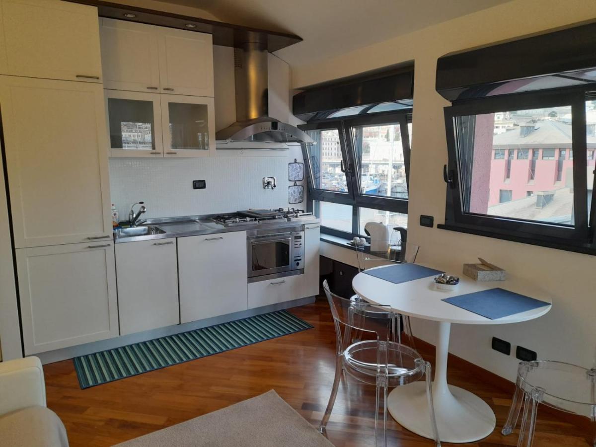 Bilocale Vista Mare Con Terrazzo-Porto Antico- Parcheggio Scontato Génova Exterior foto