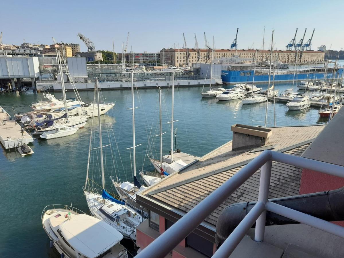 Bilocale Vista Mare Con Terrazzo-Porto Antico- Parcheggio Scontato Génova Exterior foto