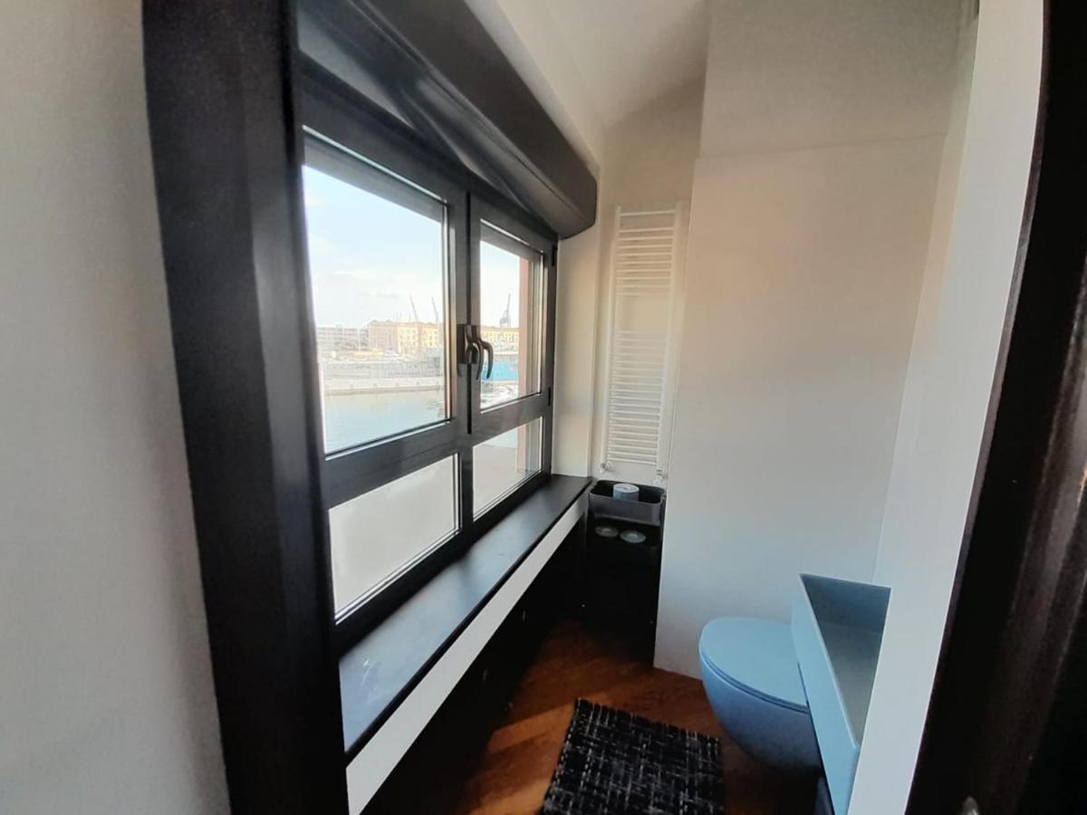 Bilocale Vista Mare Con Terrazzo-Porto Antico- Parcheggio Scontato Génova Exterior foto