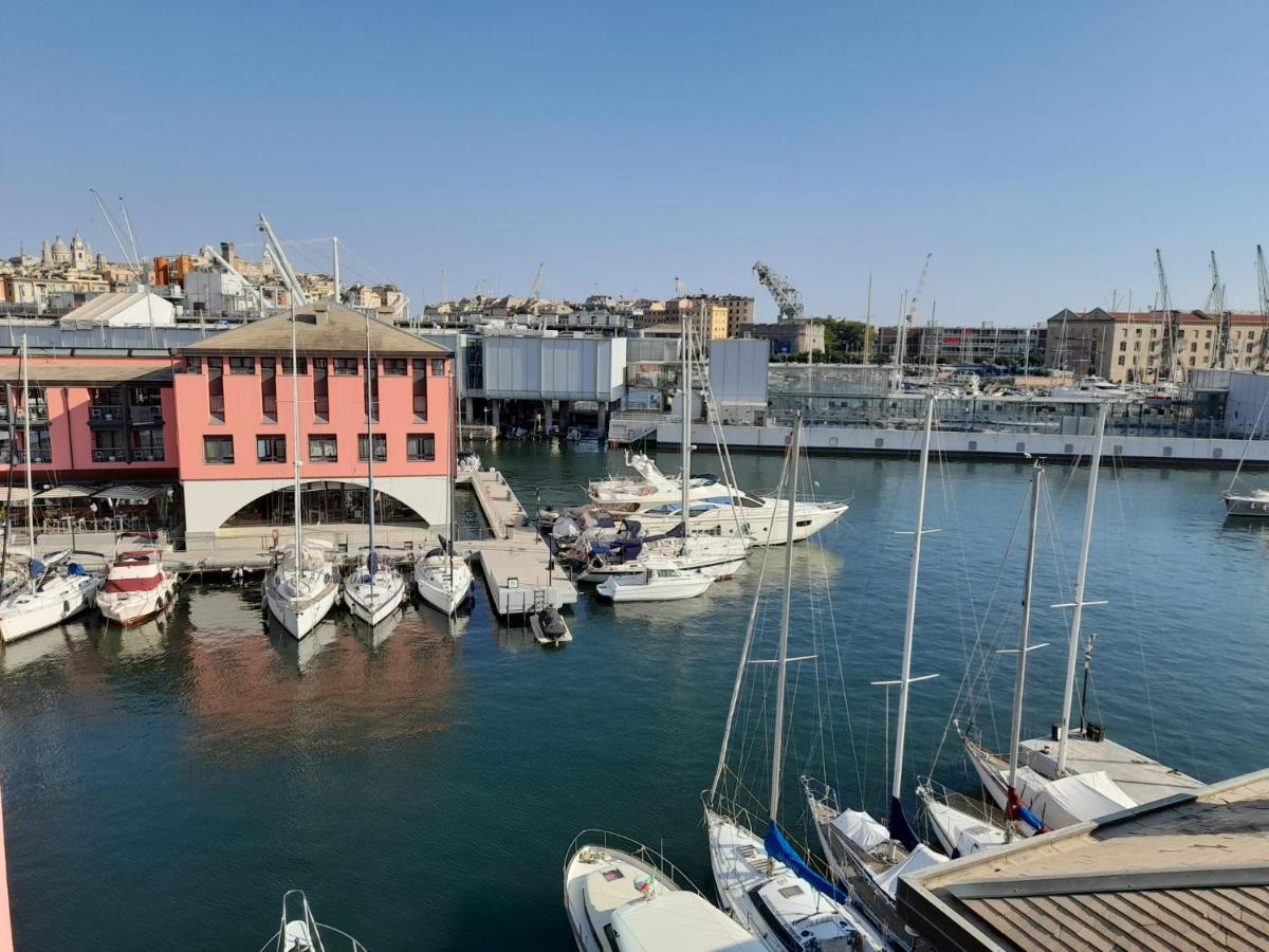 Bilocale Vista Mare Con Terrazzo-Porto Antico- Parcheggio Scontato Génova Exterior foto