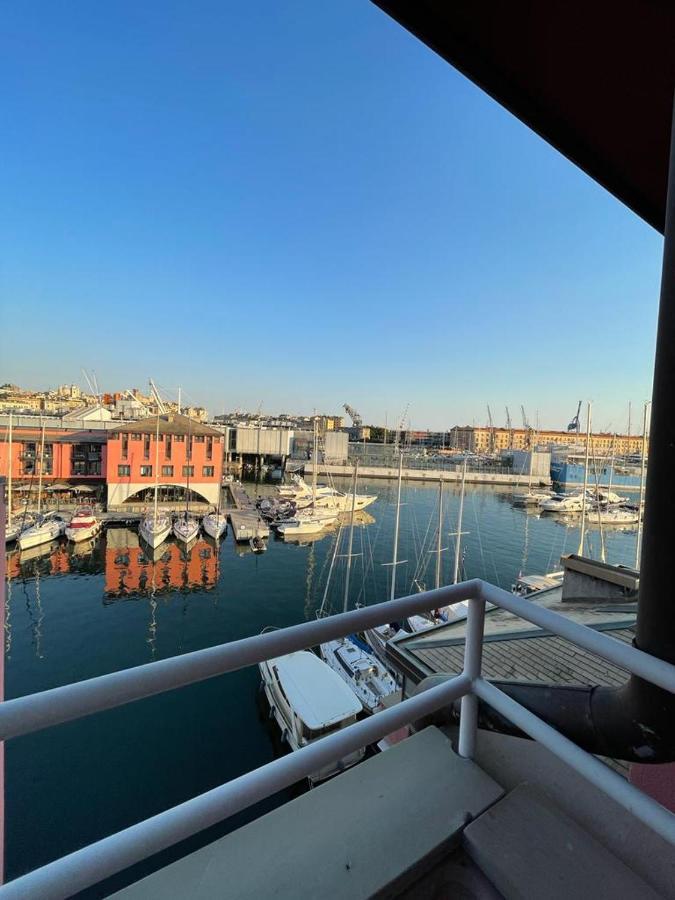 Bilocale Vista Mare Con Terrazzo-Porto Antico- Parcheggio Scontato Génova Exterior foto
