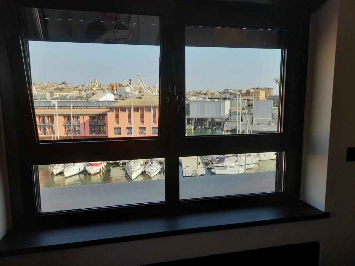 Bilocale Vista Mare Con Terrazzo-Porto Antico- Parcheggio Scontato Génova Exterior foto